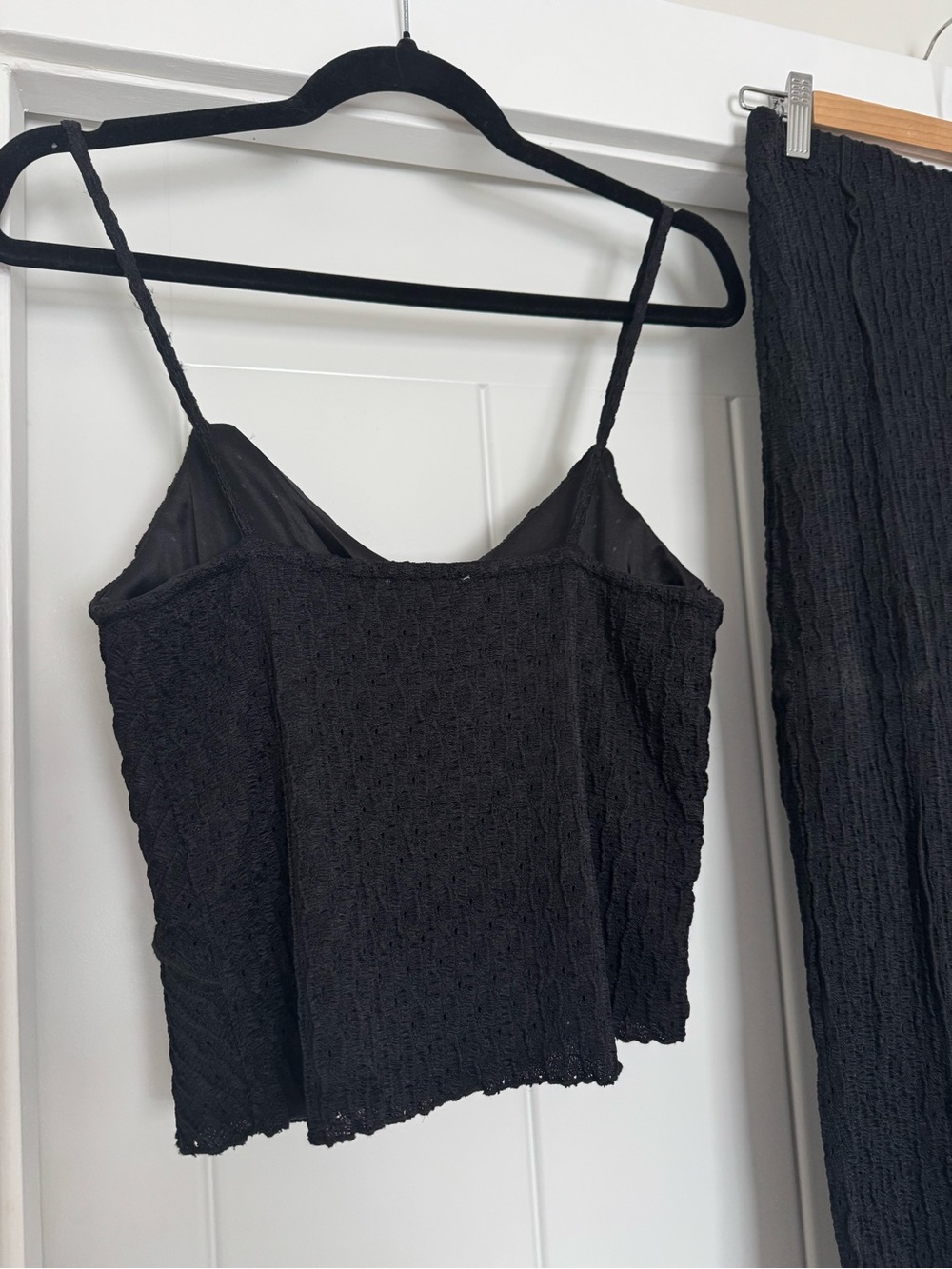 Women's Knit Skirt Set - Two-Piece Tank Top & Skirt - Picture 8 of 9